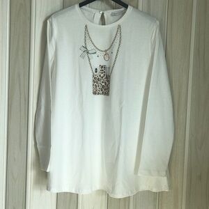 MONNALISA, SWEATSHIRT-DRESS.LONG SLEEVE.